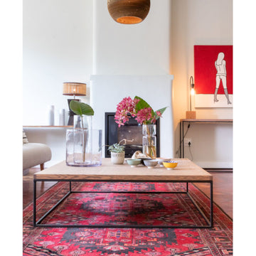 coffee table in living room